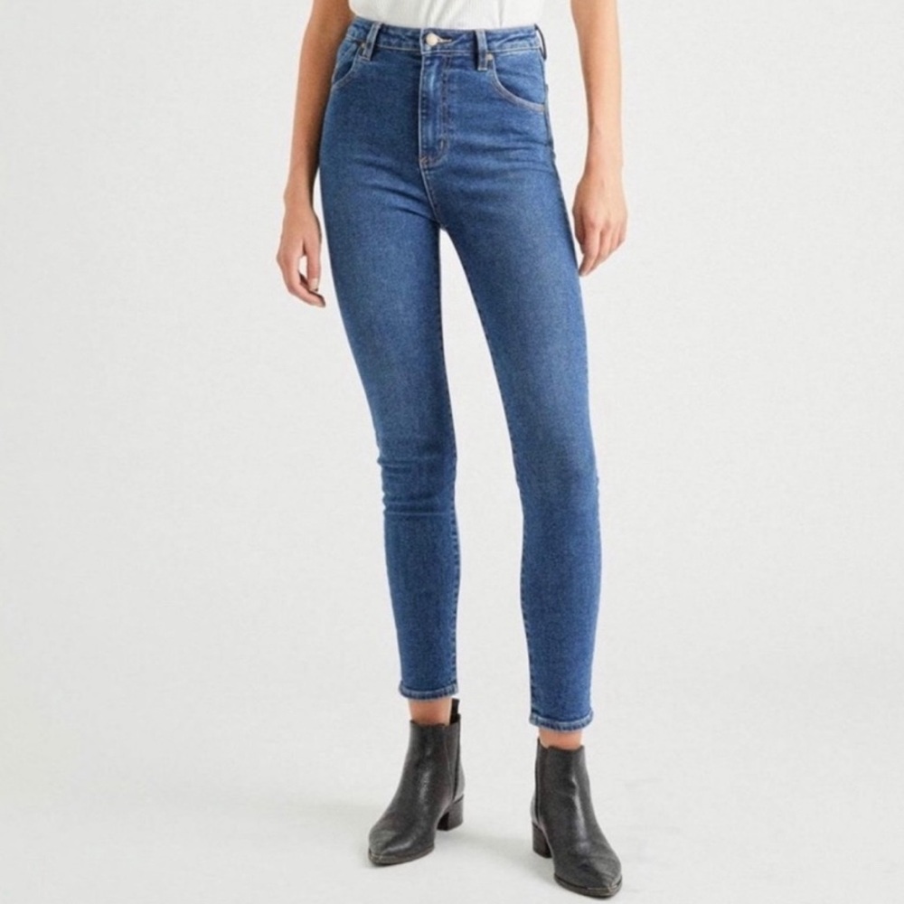 NWT ROLLAS EASTCOAST‎ ANKLE High Rise Skinny Jeans 835-COBALT 14397 Size 26